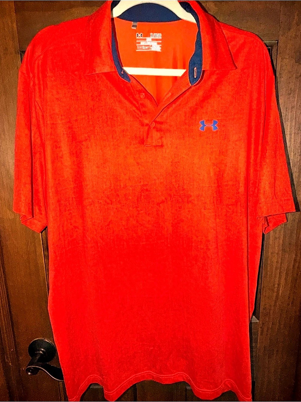 Under Armour HeatGear Loose Fit Polo Men's Orange XL